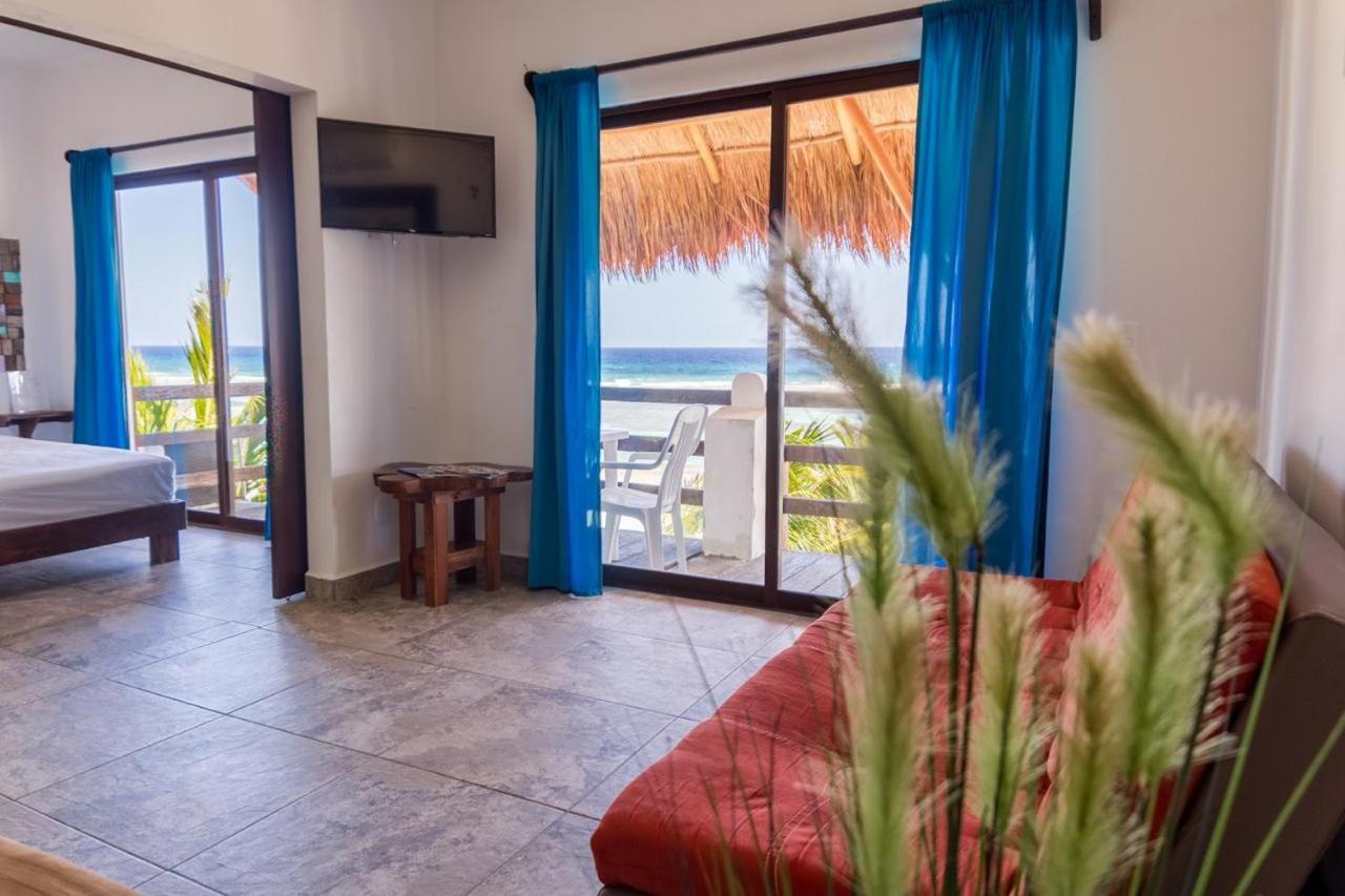 Hotel Blue Reef Frente Al Mar Mahahual Luaran gambar