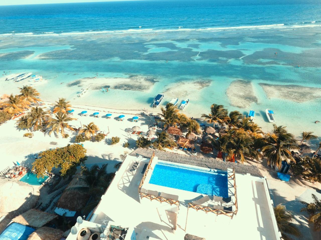 Hotel Blue Reef Frente Al Mar Mahahual Luaran gambar