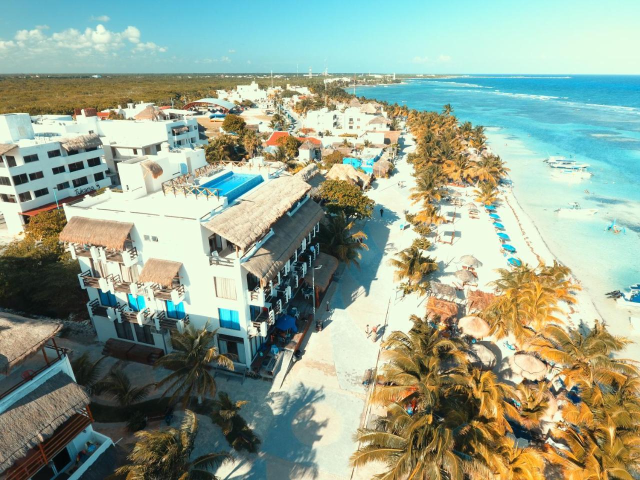 Hotel Blue Reef Frente Al Mar Mahahual Luaran gambar